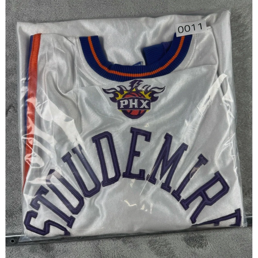 Phoenix Suns Amare Stoudemire #32 Champion Vintage NBA Jersey White Size 52